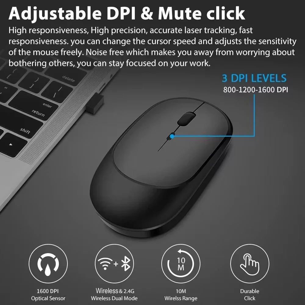 Xiaomi Wireless Mouse Bluetooth-compatible 2.4G